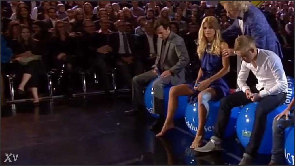 Michelle Hunziker zwischen den Latinas Loren Minardi und Francesca Dicaprio