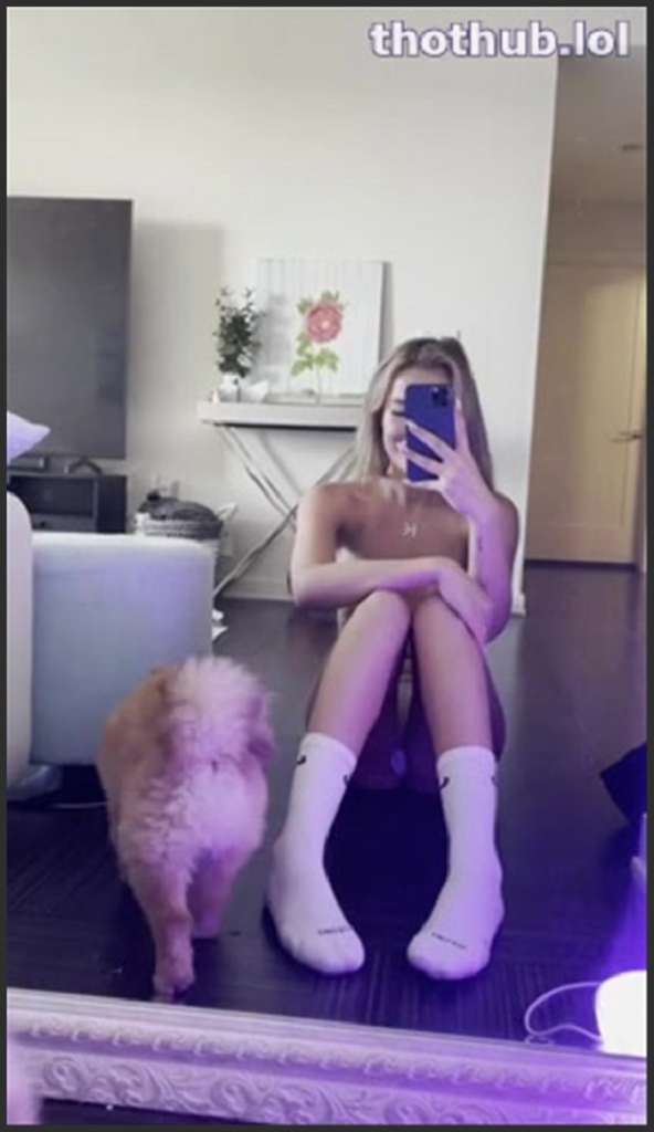 Elena Kamperi gurgelt mit der Ficksahne
